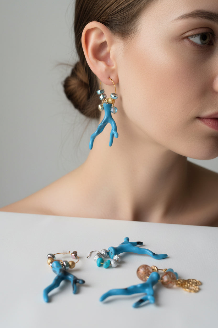 Boucle d'oreille bohème