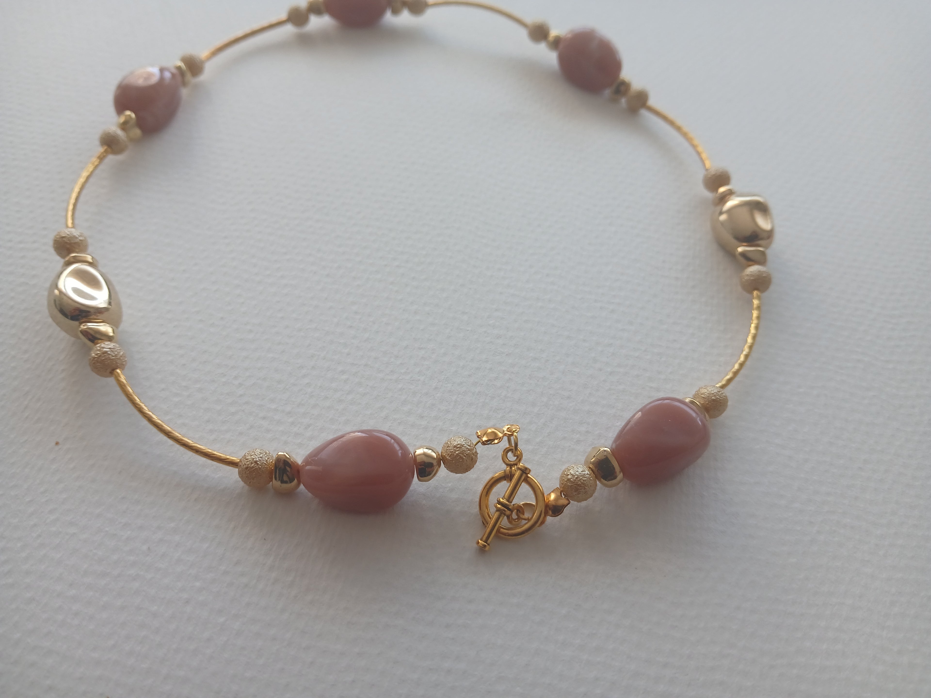 Collier Bohème Perles & Acier